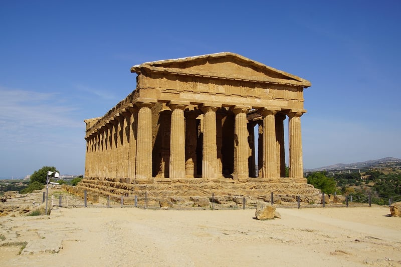 Ancient Greek Ruins Temple